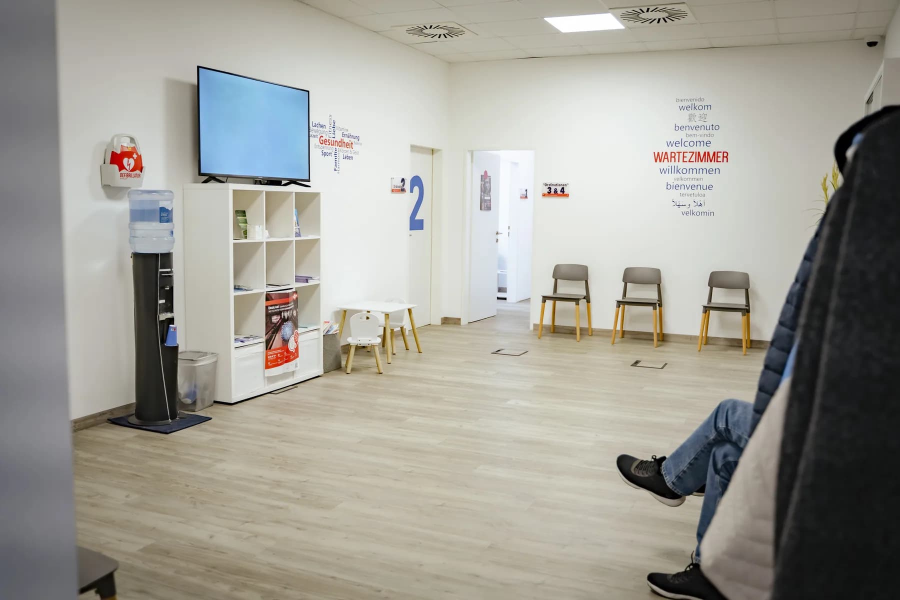 Infoscreen im Wartebereich – Gesundheitswissen aus dem JETZT!